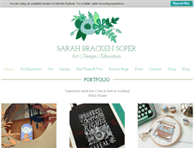 Tablet Screenshot of brackensarah.com